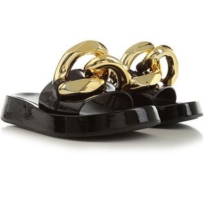 NWB Jeffrey Campbell Epirus Black Patent Gold